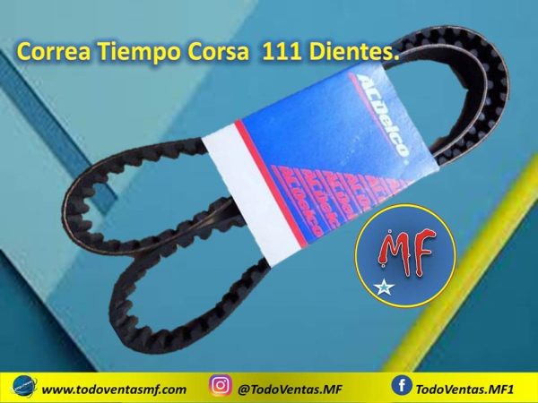 Correa De Tiempo Corsa (todos) 111 Dientes Original Acdelco (90531677)