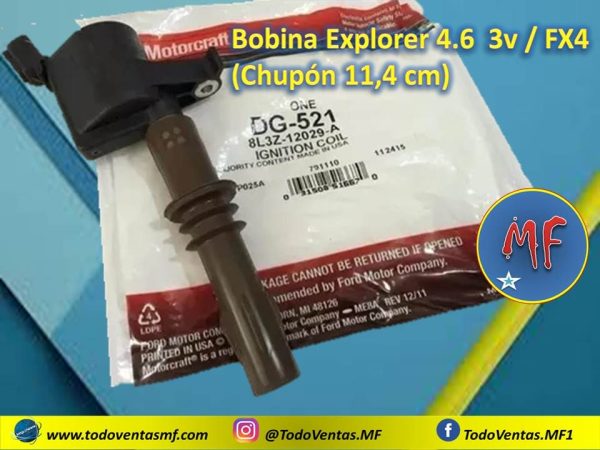 Bobina Explorer 4.6 3v del 06-10 / FX4 05-08 (chupon 11,4cm) Orig. (DG-521)
