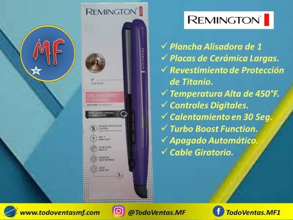 Plancha Remington S5500 (Morada)