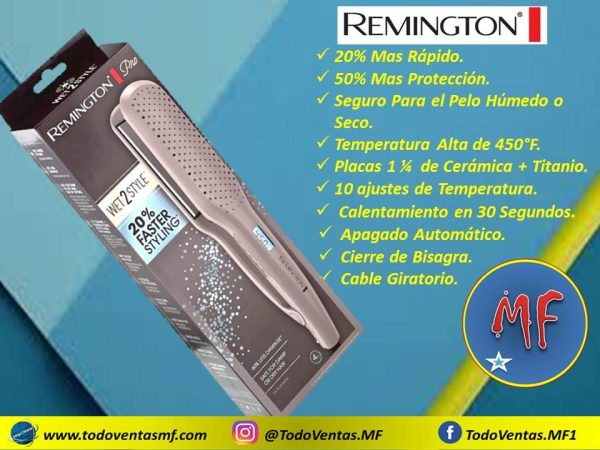 Plancha Remington Pro