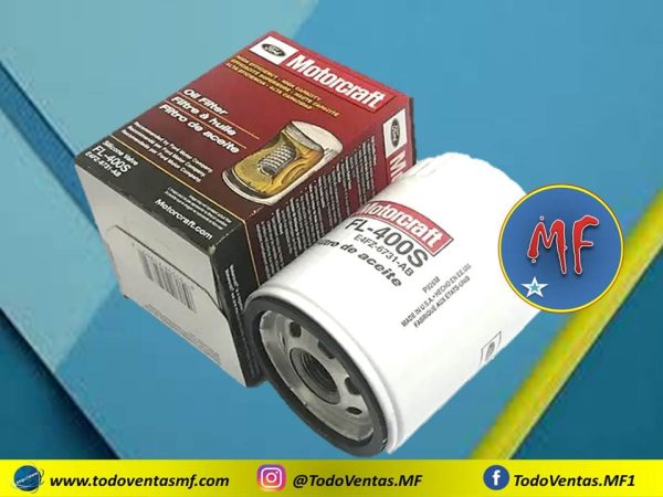 Filtro De Aceite Motor Ford Fiesta / Focus / F150 Orig. Motorcraft (FL-400S) - Imagen 2