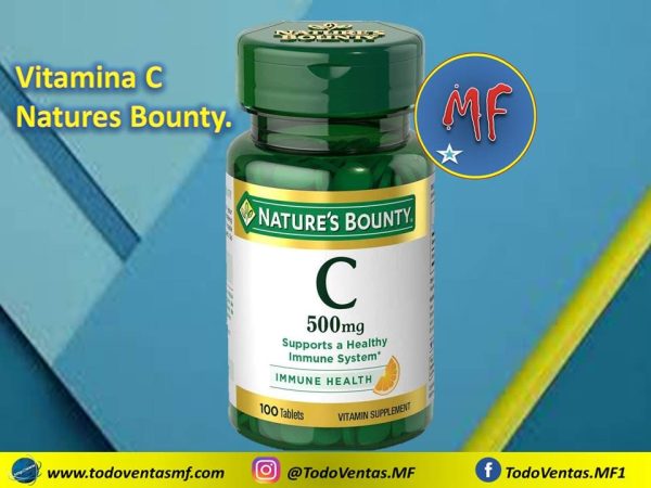 Vitamina C Nature's Bounty 500mg