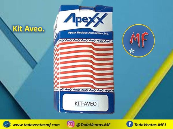 Kit de Tiempo Chevrolet Aveo 1 Polea, 1 Tensor, 1 Correa Mitsuba (KIT-AVEO)