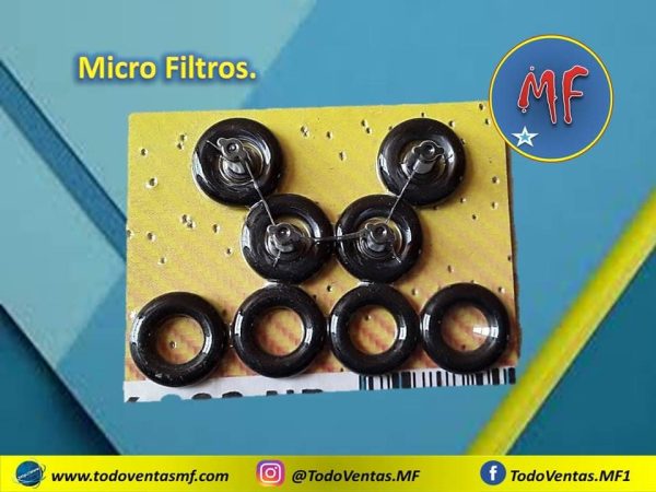Kit Micro Filtros para 4 inyectores Chevrolet 4 Micro Filtros 8 Orings (KIT-002)