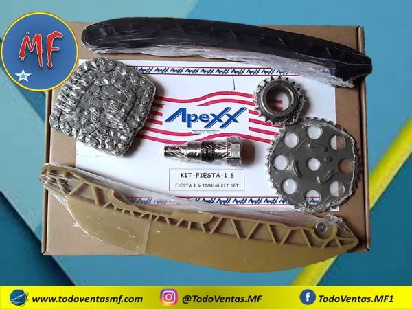 Kit Tiempo Ford Fiesta 1.6 – Marca Apexx U.S.A – 6 Piezas (KIT-FIESTA) - Imagen 2