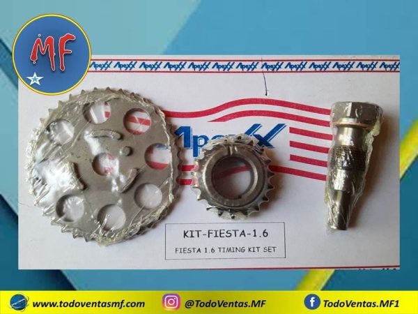 Kit Tiempo Ford Fiesta 1.6 – Marca Apexx U.S.A – 6 Piezas (KIT-FIESTA) - Imagen 3