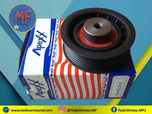 Polea Loca Tensor Acanalada Chevrolet Corsa Marca Apexx (90409238-R) - Imagen 2