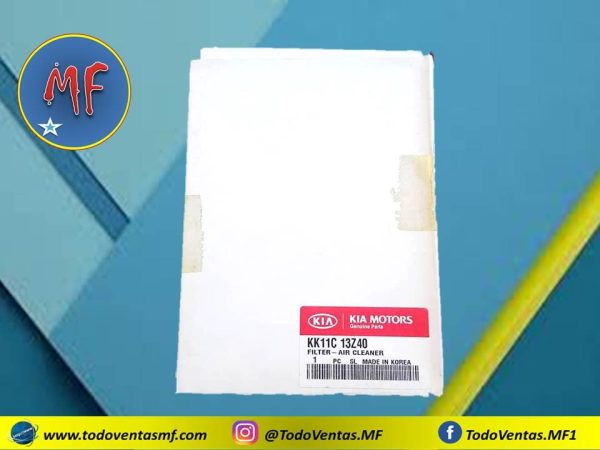 Filtro Aire Ford Festiva (Inyeccion) Original Marca Kia Original (KK11C – 13Z40) - Imagen 2