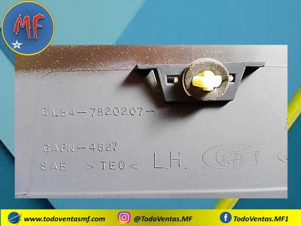 Moldura O Platina Ford Escape Puerta Delantera izquierda Orig. (5L8Z-7820879-AAPTM) - Imagen 4