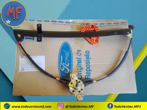 Mecanismo Eleva Vidrio Manual Fiesta 96-04 Pta. Derecha Ford (1S65-A23200-AA) - Imagen 4