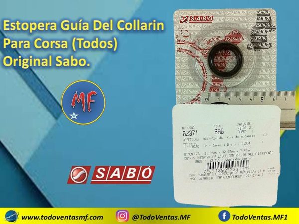 Estopera Guia Del Collarin Para Corsa (todos) Sabo Original (02371BAG)
