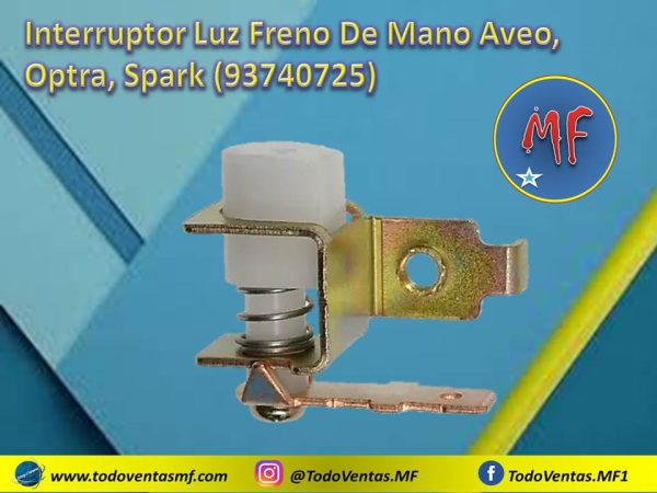 Interruptor Luz Freno De Mano Aveo, Optra, Spark Orig. GM (93740725)
