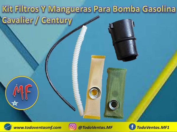 Kit Filtros y Mangueras Para Bomba Gasolina Cavalier, Century (KF-240PIN)